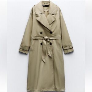 Zara Beige trench coat 🧥